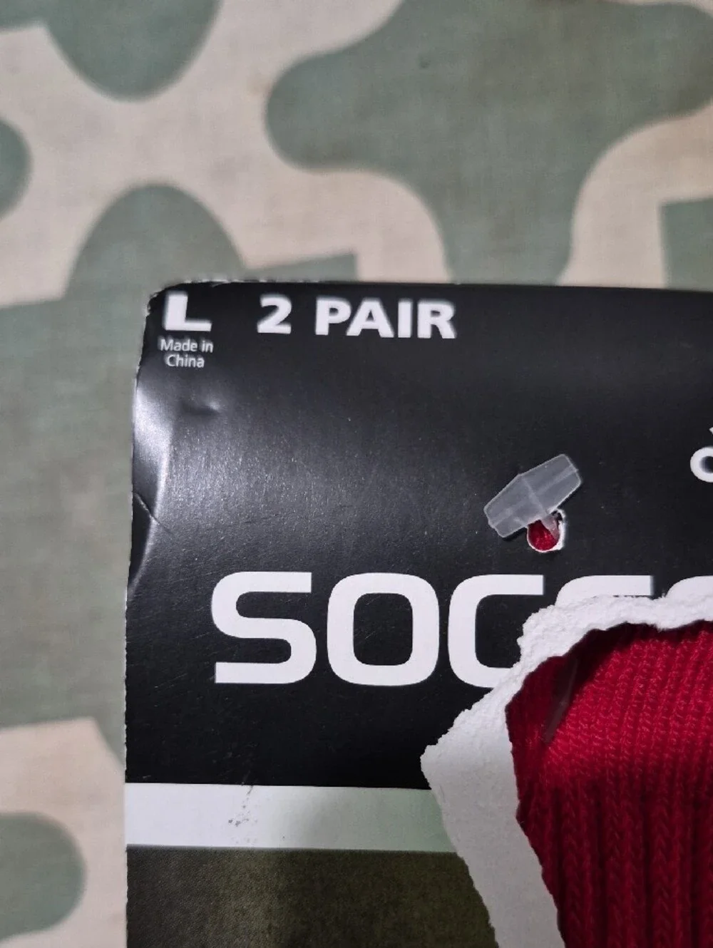 adidas Men’s Red Athletic Soccer Socks - 2 Pair